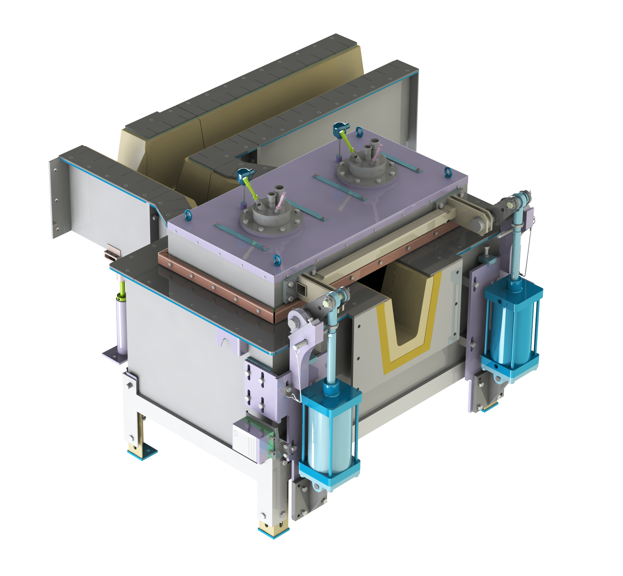 Gas heated filtration unit